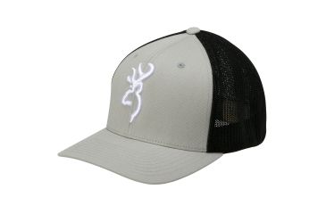 Image of Browning Colstrip Mesh Cap, Gray, Small / Medium, 308702692