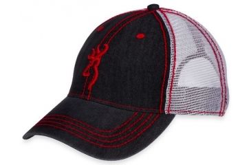 Image of Browning Denim Cap,Red 308180711