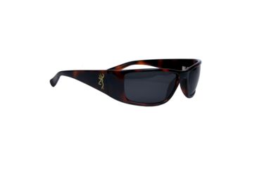 Image of Browning Eyewear Boss Tortoise TR90 Frame Gray CR39 Polarized Lens BRN-BOS-003