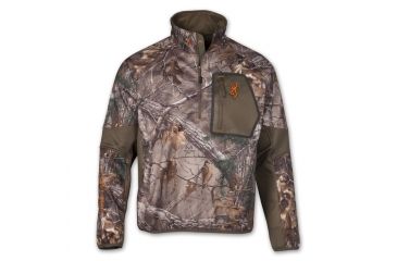 Image of Browning Hells Canyon Jacket, HC Ultra-Lite 1/4 Zip RTX, XL 3045832404