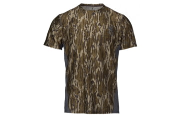Image of Browning Plexus Shirt - Men's, Short Sleeve, Mossy Oak Original Bottomland, Small, 3018597001