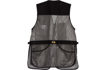 Image of Browning Trappercreek LH Shooting Vest - Womens, Black/Gray, 2XL, 3050359905