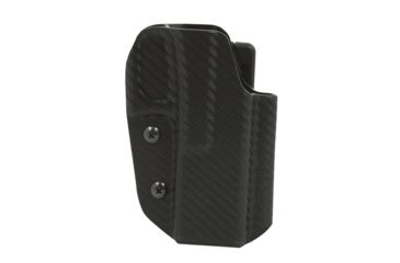 Image of Black Scorpion Outdoor Gear IDPA New Gen Pro Competition Holster for Glock34, Right Hand, Carbon Fiber, HC03-IDPA1-GL34CFRH