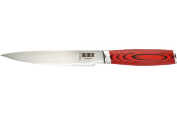 Image of Bubba Blade Chef Series Utility Kitchen Knife, 6in, Stainless Steel, G10 Handle, 1114268