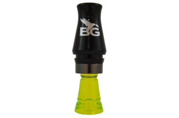 Image of Buck Gardner Buck Brush Single Reed, Polycarbonate, Black/Fluorescent Green BB3-BLK/FG