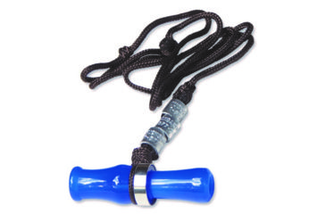 Image of Buck Gardner Duck Call Necklace w/ Wood Duck Whistle, Blue Pearl NWD-WHS-BLP-CS