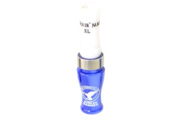 Image of Buck Gardner Honker Hammer XL Goose Call, Acrylic, Blue Pearl/White Pearl, HHXL-BLP/WP