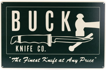 Image of Buck Knives Finest Knives Tin Tacker Sign, BU95305