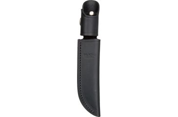 Image of Buck Knives Leather Belt Sheath Black, Fits BU105 Pathfinder BU105S