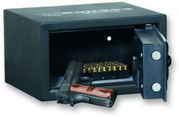 Image of Bulldog Cases &amp; Vaults 7x12x10 Standard Pistol Vault w/ Digital Lock- Black BD1050