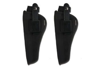 Image of Bulldog Cases Belt And Clip Ambi Holster - Revolvers w/ 5 - 6 1/2" Barrels (S &amp; W K, L, N Frame) FSN-14, Black, Pink