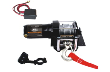 Image of Bulldog Winch 3000lb ATV Winch w/ 40ft Wire Rope, Roller Fairlead, 15002