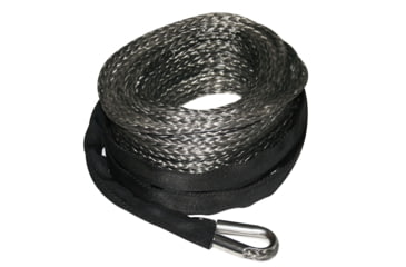 Image of Bulldog Winch Synthetic Rope, 12mm X 80ft Grey, 20288