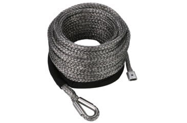 Image of Bulldog Winch Synthetic Rope, 8mm X 50ft, Grey, 20226