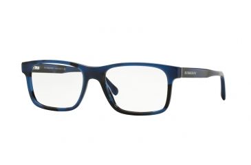 Image of Burberry BE2198 Eyeglass Frames 3546-53 - Spotted Blue Frame