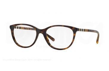 Image of Burberry BE2205 Eyeglass Frames 3002-54 - Dark Havana Frame