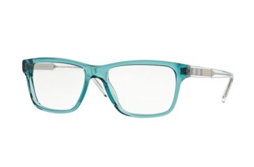 Image of Burberry BE2214 Eyeglass Frames 3542-53 - Turquoise Frame