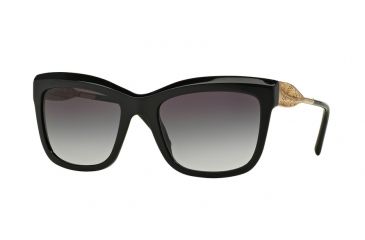 Image of Burberry BE4207F Progressive Prescription Sunglasses BE4207F-30018G-56 - Lens Diameter 56 mm, Frame Color Black
