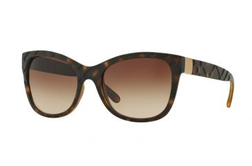Image of Burberry BE4219 Progressive Prescription Sunglasses BE4219-357813-56 - Lens Diameter 56 mm, Frame Color Matte Dark Havana