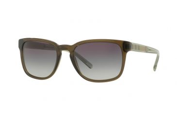 Image of Burberry BE4222 Bifocal Prescription Sunglasses BE4222-30108G-55 - Lens Diameter 55 mm, Frame Color Olive Green