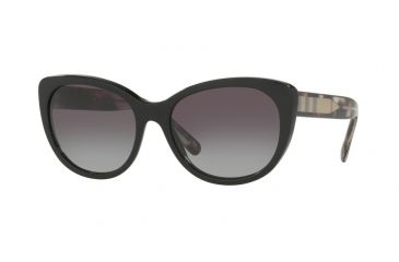 Image of Burberry BE4224 Bifocal Prescription Sunglasses BE4224-30018G-56 - Lens Diameter 56 mm, Frame Color Black