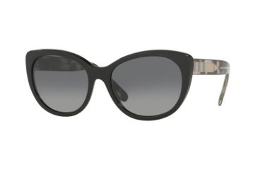 Image of Burberry BE4224 Bifocal Prescription Sunglasses BE4224-3001T3-56 - Lens Diameter 56 mm, Frame Color Black