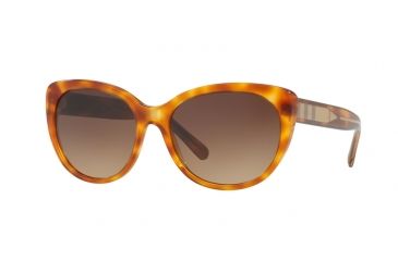 Image of Burberry BE4224 Bifocal Prescription Sunglasses BE4224-305413-56 - Lens Diameter 56 mm, Frame Color Light Havana