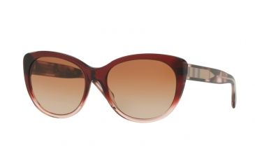 Image of Burberry BE4224 Bifocal Prescription Sunglasses BE4224-355313-56 - Lens Diameter 56 mm, Frame Color Bordeaux Gradient Pink