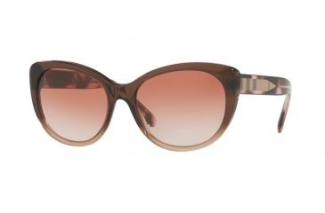Image of Burberry BE4224 Bifocal Prescription Sunglasses BE4224-359713-56 - Lens Diameter 56 mm, Frame Color Brown Gradient Pink
