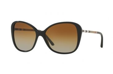 Image of Burberry BE4235Q Progressive Prescription Sunglasses BE4235Q-3001T5-57 - Lens Diameter 57 mm, Frame Color Black