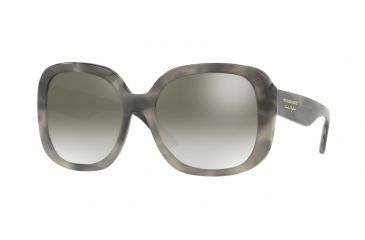 Image of Burberry BE4259F Progressive Prescription Sunglasses BE4259F-36586I-56 - Lens Diameter 56 mm, Frame Color Striped Grey