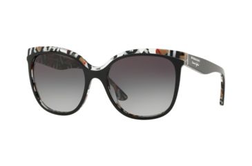 Image of Burberry BE4270 Prescription Sunglasses, 55mm, Top Black On Check, BE4270-37298G-55-SV