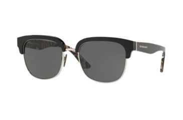 Image of Burberry BE4272 Progressive Prescription Sunglasses, 53mm, Black/Silver, BE4272-373587-53-PRO