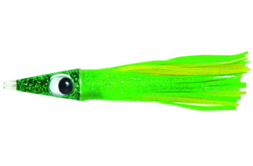 Image of C&amp;H Lures Tuna Tango Trolling Lure, 49.6 g Head, 5.75in/14.6 cm, 1.75oz, Green/Yellow Skirt, CH-TT04
