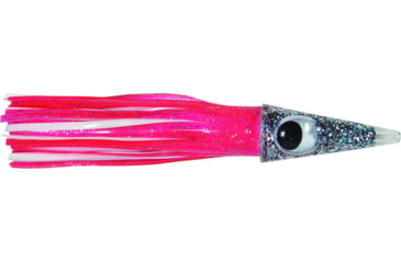 Image of C&amp;H Lures Tuna Tango Trolling Lure, 49.6 g Head, 5.75in/14.6 cm, 1.75oz, Pink/White Skirt, CH-TT13