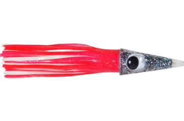 Image of C&amp;H Lures Tuna Tango Trolling Lure, Rigged &amp; Ready, 100LB Mono, 6 ft, 7/0 Hook, Pink/White Skirt, CH-RRTT13