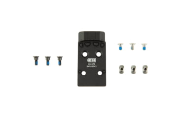 Image of C&amp;H Precision Weapons VP9 Holosun EPS/EPS Carry/SCS Carry Optic Mounting Plate, MIL-SPEC Type III Hard Anodized, Black, HK-EPS