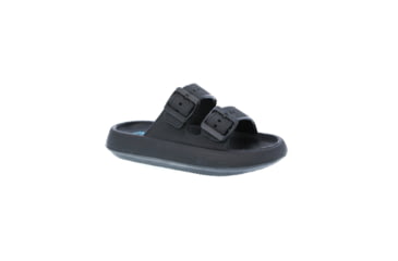 Image of Aquapac Womens Dual Buckle Slide - Black B4A47389, 7, Black/Blue, DBUCKSLD23W-BLKBLKBREEZ-7