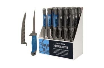 Image of Calcutta Golf Style Grip 6" Fillet Knife with Sheath 18 pack, CDFK6G-18