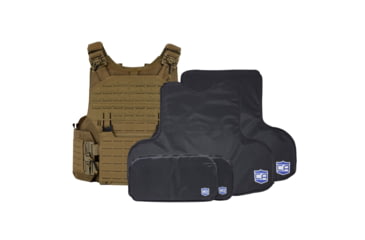 Image of Caliber Armor CaliberX Soft IIIA/HG2 M.O.D. Complete Plate Carrier Package - w/ Side Armor Panels