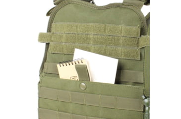 Image of Caliber Armor AR550 11 x 14 Level III+ Body Armor w/ PolyShield Spall Coat and Condor MOPC Package, OD Green, Medium/2XL, 19-AR550-MOPC-1114-SPC-OD