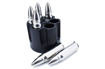 Image of Campco Stainless Steel Bullet Chillers, 6 Pack, Silver, CBG1046B