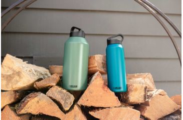 Image of CamelBak Carry Cap Bottle, Insulated Stainless Steel, 20 oz, Black, 20oz, 2367001060