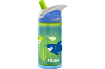 Image of CamelBak eddy Kids Insulated Water Bottle-Blue Sharks