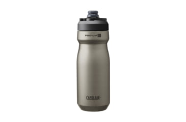 Image of CamelBak Podium Insulated Titanium 18oz Bottle, Raw Titanium, 18oz /.5L, 2966101052