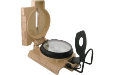 Image of Cammenga 27 Lensatic Phosphorescent Compass, Coyote Brown, 27CB