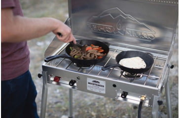 Image of Camp Chef Mountaineer Aluminum Cooking System, Silver, MS40AX