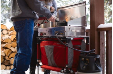 Image of Camp Chef Mountaineer Aluminum Cooking System, Silver, MS40AX