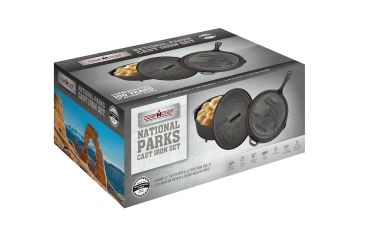 Image of Camp Chef National Parks Cast Iron Set, Black, CBOX100