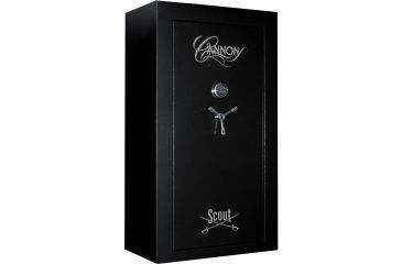 Image of Cannon Safe Scout S45 48 Gun Electronic Safe, 72x40x24in - Hammertone Black/Chrome S45-H1TEC-13